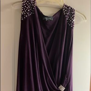 Purple dress with details